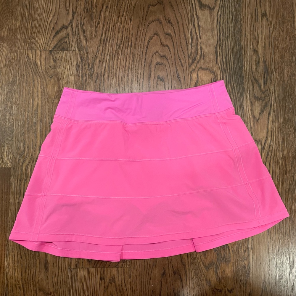 Lululemon Pace Rival Skirt Dark Pink Prism Size 6 Tall